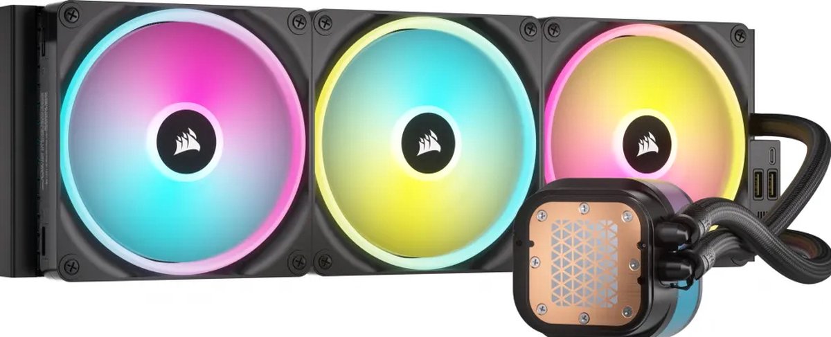 Corsair Icue Link H170I Lcd - Vloeistofkoelsysteem Processor - Afmeting koeler - afbeelding 5