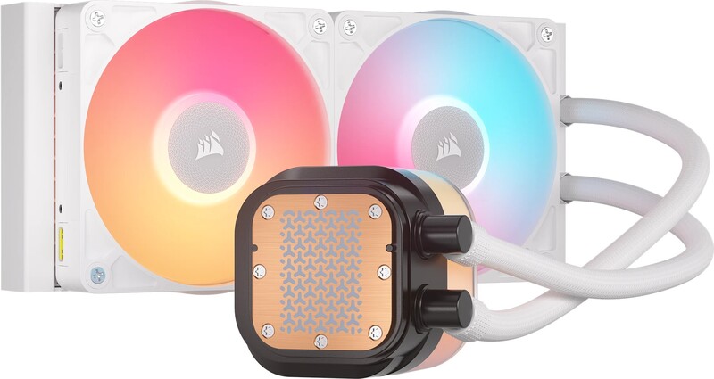 Corsair icue link titan 240 rx lcd 60389 5 orig - Corsair iCUE Link Titan 240 RX LCD 240mm Waterkoeler (White)