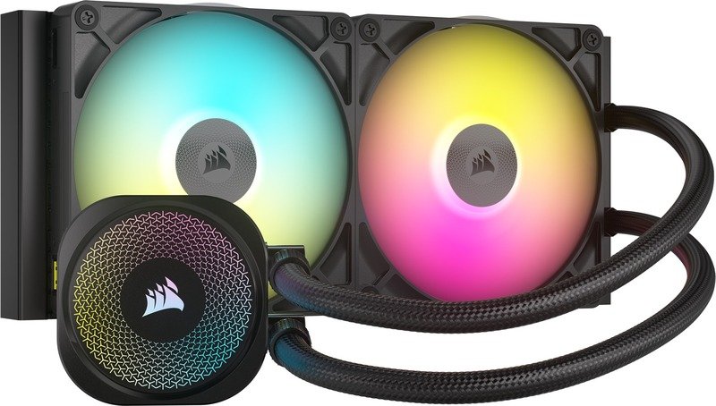 Corsair icue link titan 280 rx all - Corsair iCUE Link Titan 280 RX RGB 280mm Waterkoeler (Black)