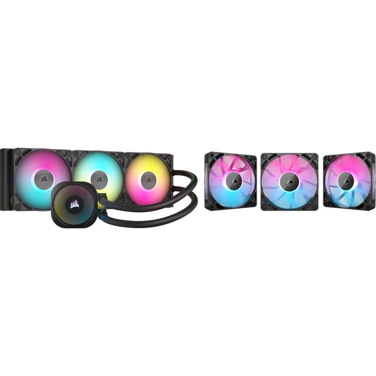Corsair Corsair iCUE LINK TITAN 360 RX RGB + 3x iCUE LINK RX120 RGB Cooling bundel waterkoeling