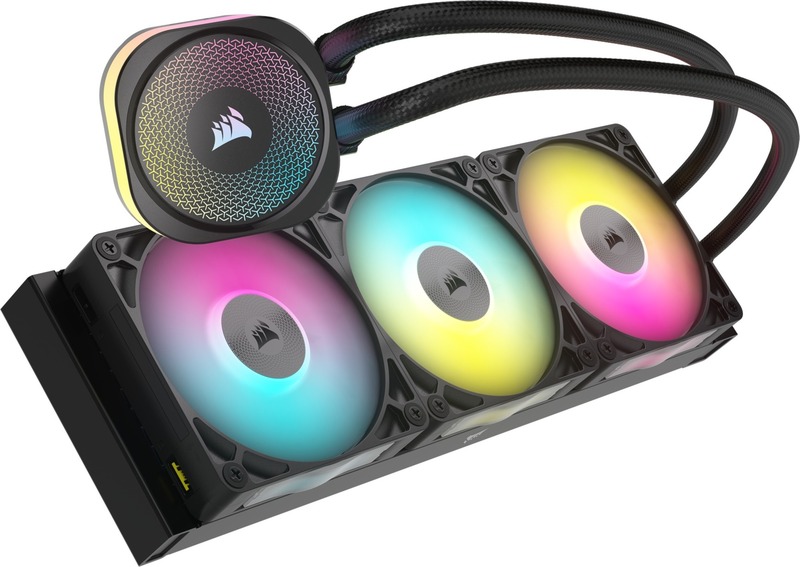 Corsair icue link titan 360 rx waterko 2 orig - Corsair iCUE Link Titan 360 RX RGB 360mm Waterkoeler (Black)