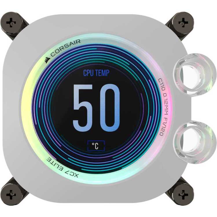 Corsair Corsair iCUE XC7 RGB ELITE LCD WHITE cpu-koeler