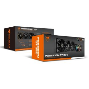 Cougar Poseidon Gt 360 Hoogwaardige Aio Alles-In-Één Cpu-Waterkoeler -Zwart - afbeelding 3