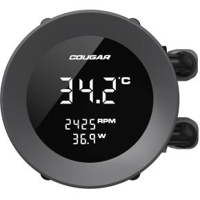 Poseidon Vistek ARGB 360 AIO Liquid Cooler 360mm Waterkoeler (Black) - afbeelding 3