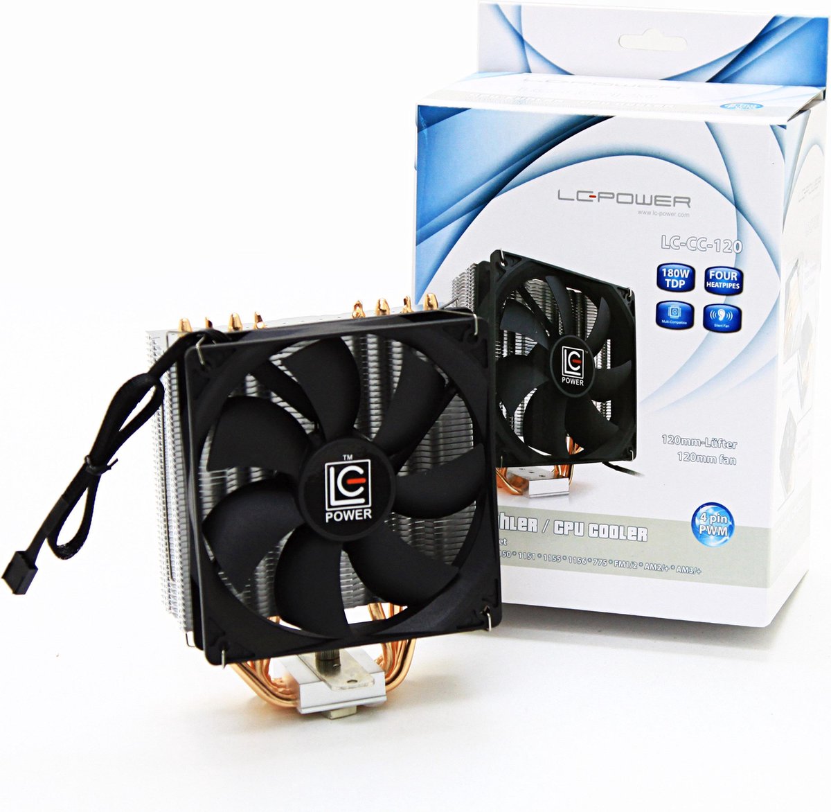LC-Power Cosmo Cool LC-CC-120 CPU-koeler - afbeelding 3