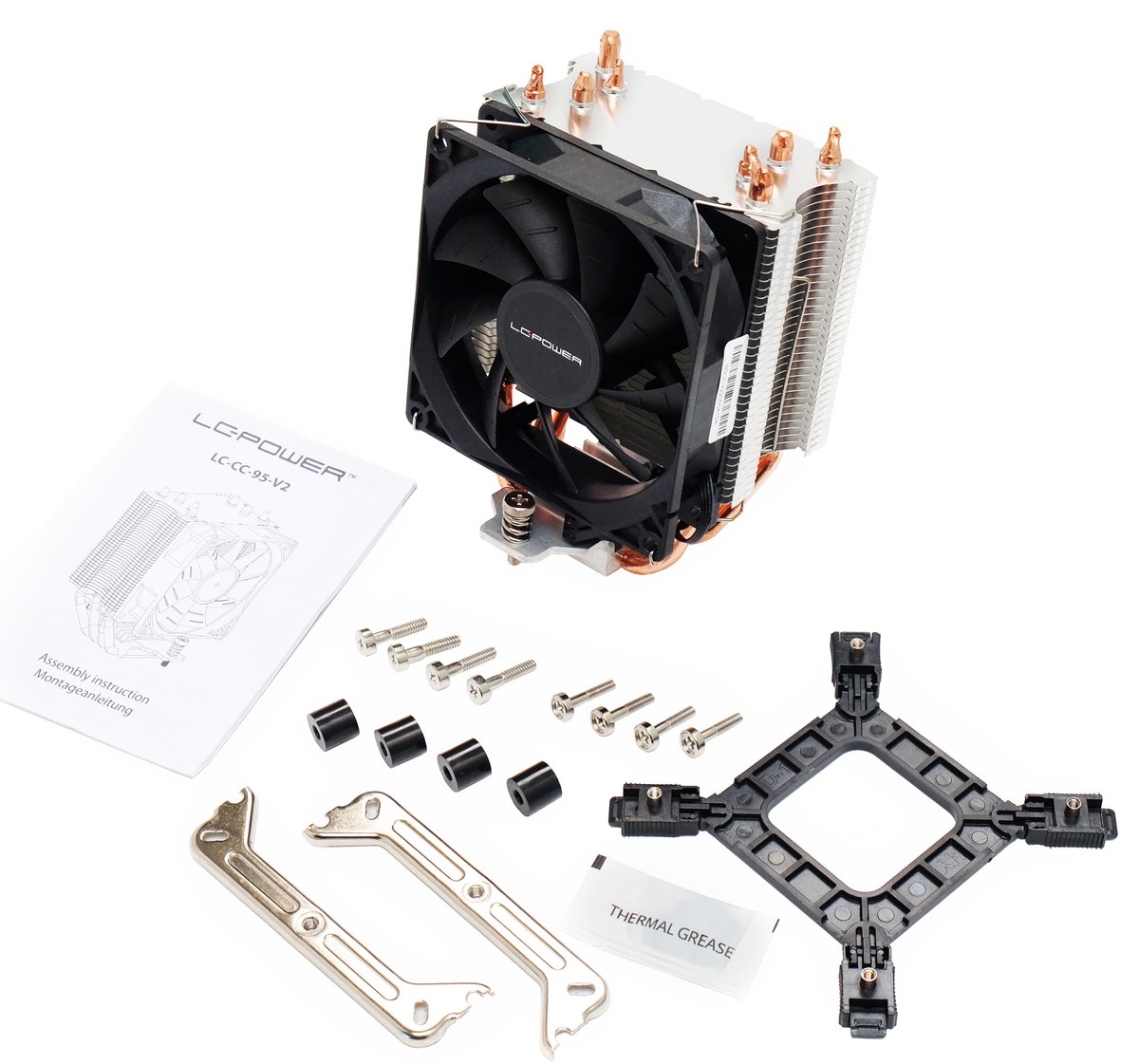 LC-Power Cosmo Cool LC-CC-95-V2 CPU-koeler (White) - afbeelding 4