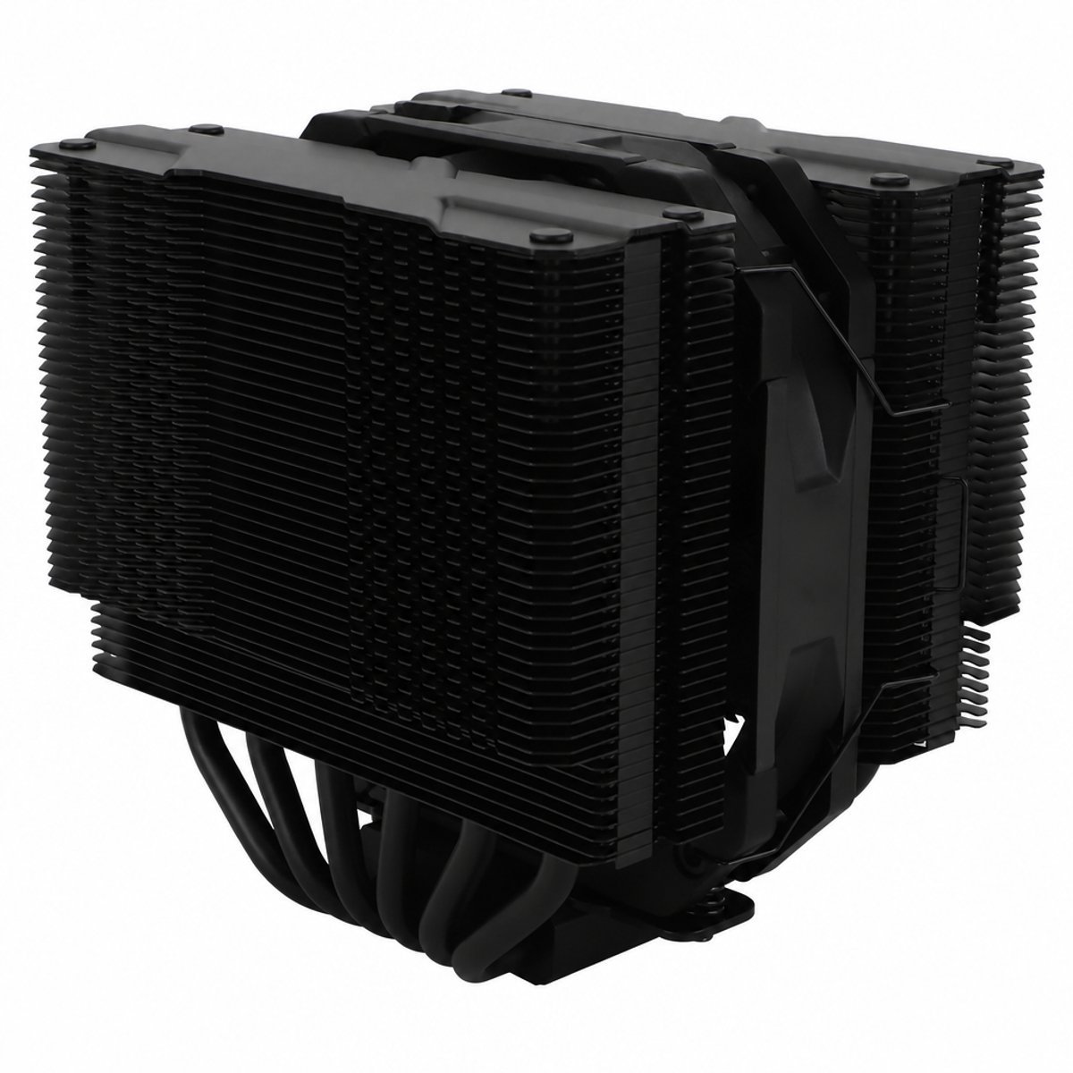 CPU Cpu Luchtkoeler - Dubbele Toren - 6 Heatpipes - 120 Mm Pwm Ventilator - 135 Mm Hoog - Voor Amd Am4 Am5 En Intel Lga 1851 1700 1150 1151 1200 2011 - Zwart