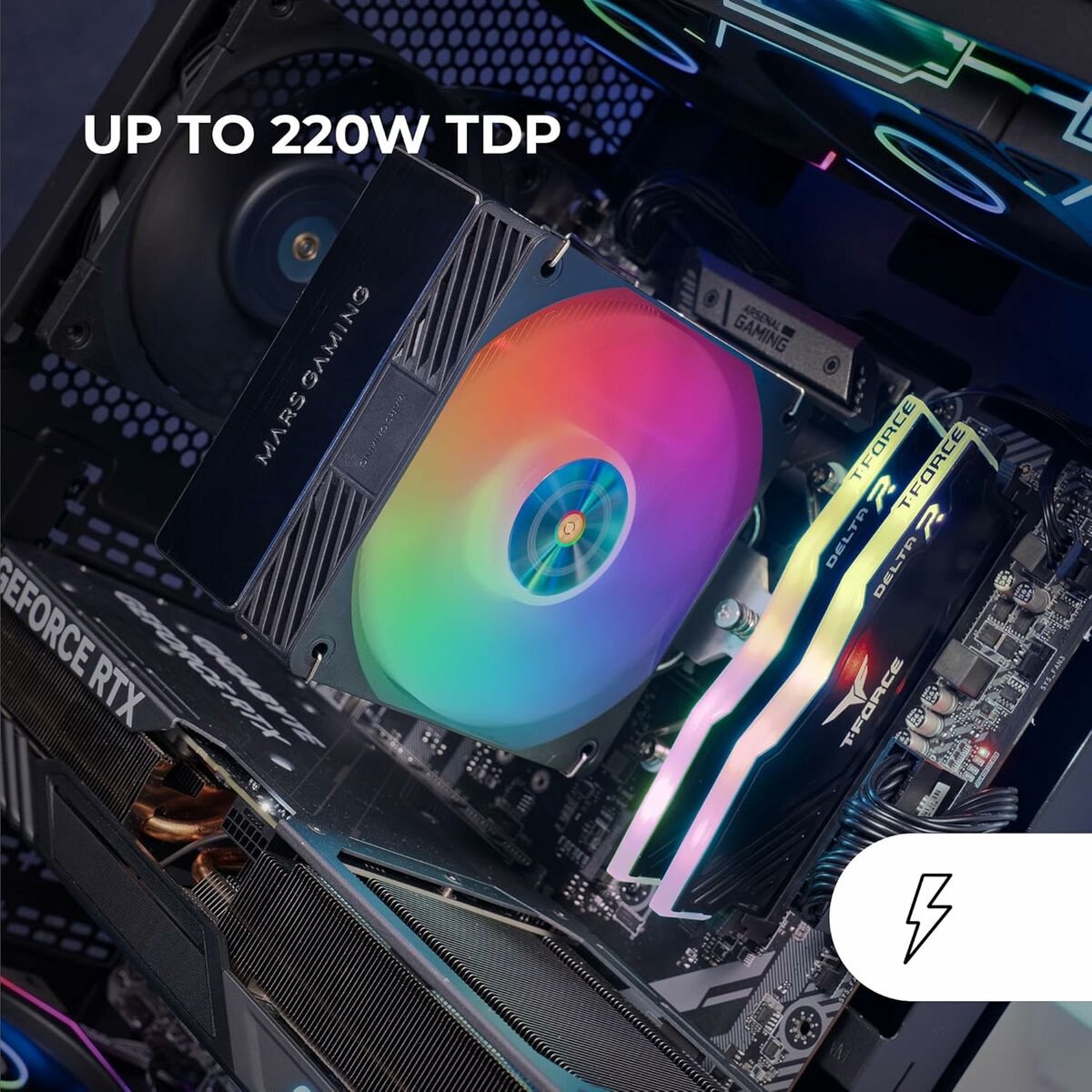 Mars Gaming MCPU-X4ARGB CPU Cooler - afbeelding 4