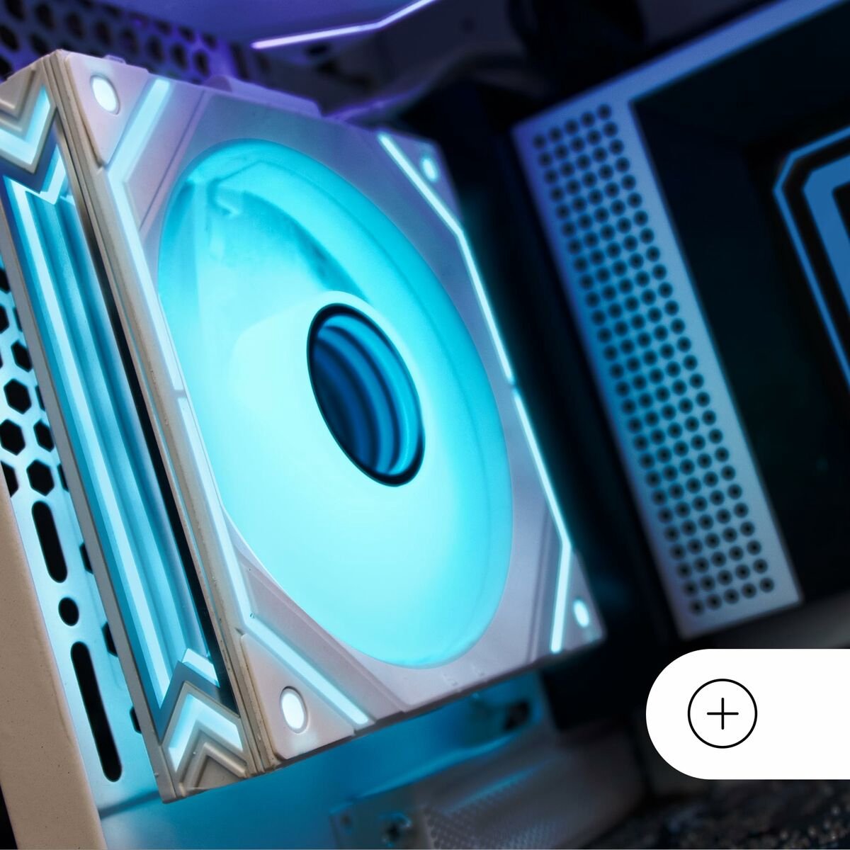 Mars Gaming MF-LINKFINITY 120mm ARGB PWM Fan Wit - afbeelding 9