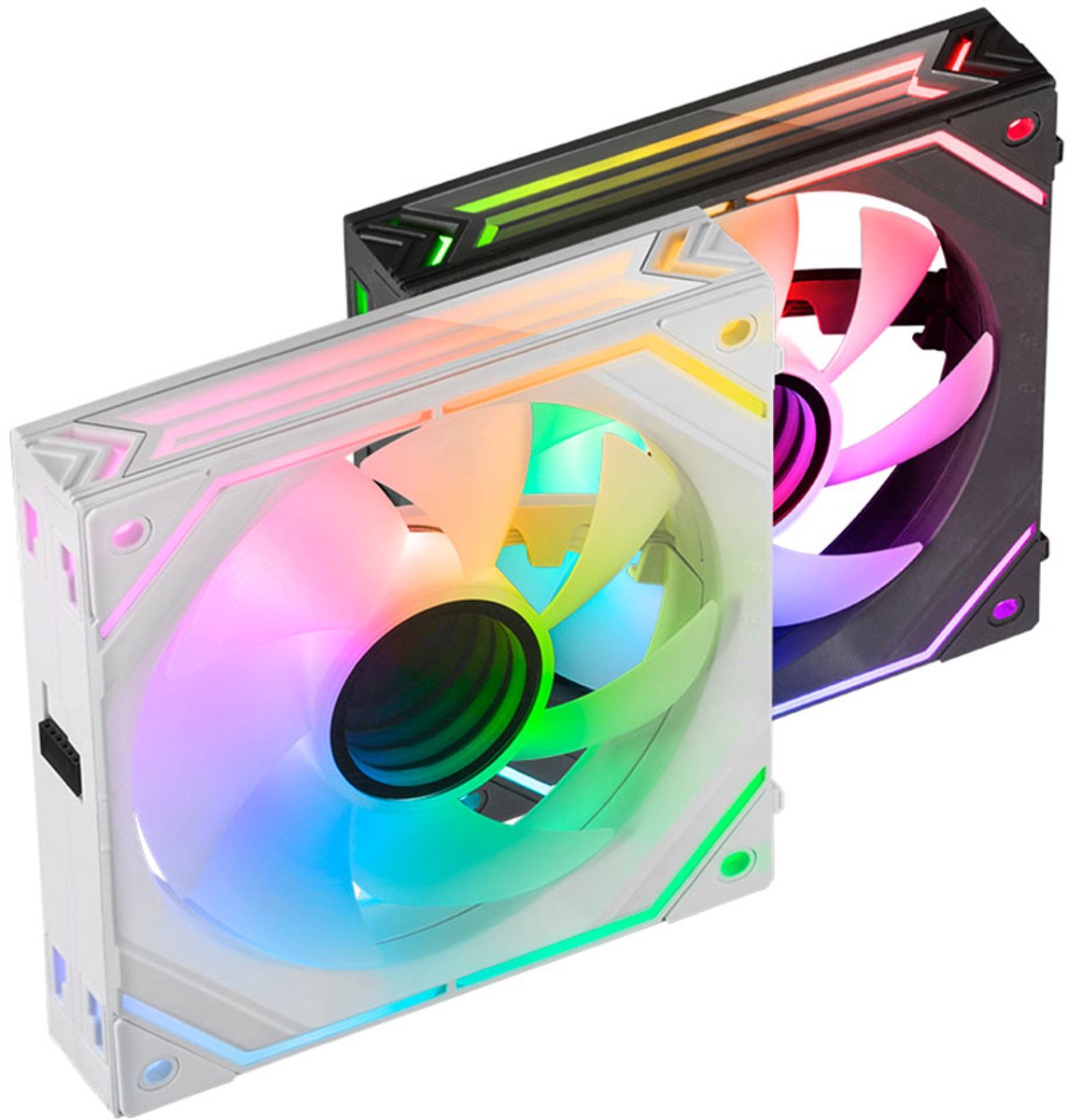 Mars Gaming MF-LINKFINITY 120mm ARGB PWM Fan Wit - afbeelding 2