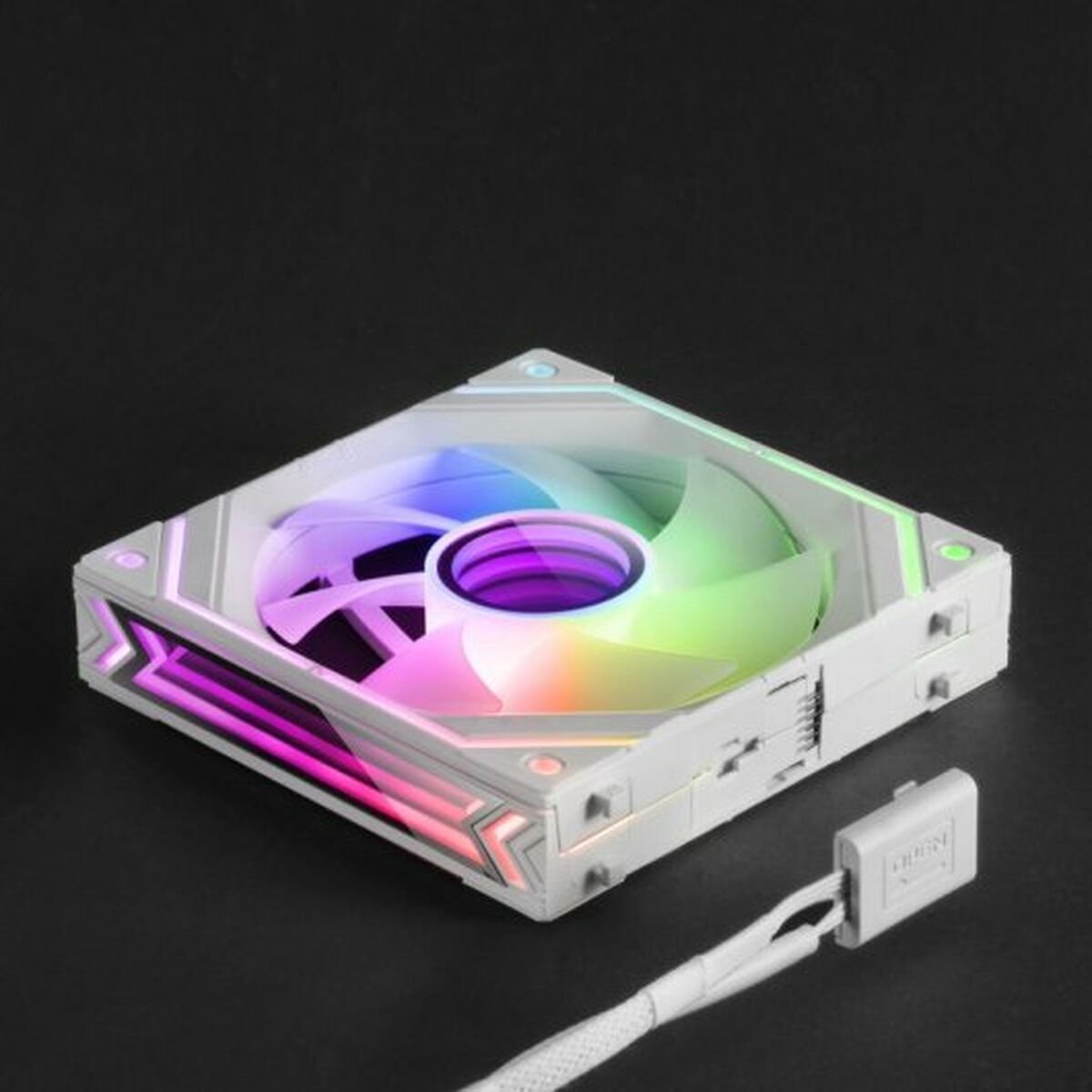 Mars Gaming MF-LINKFINITY 120mm ARGB PWM Fan Wit - afbeelding 5