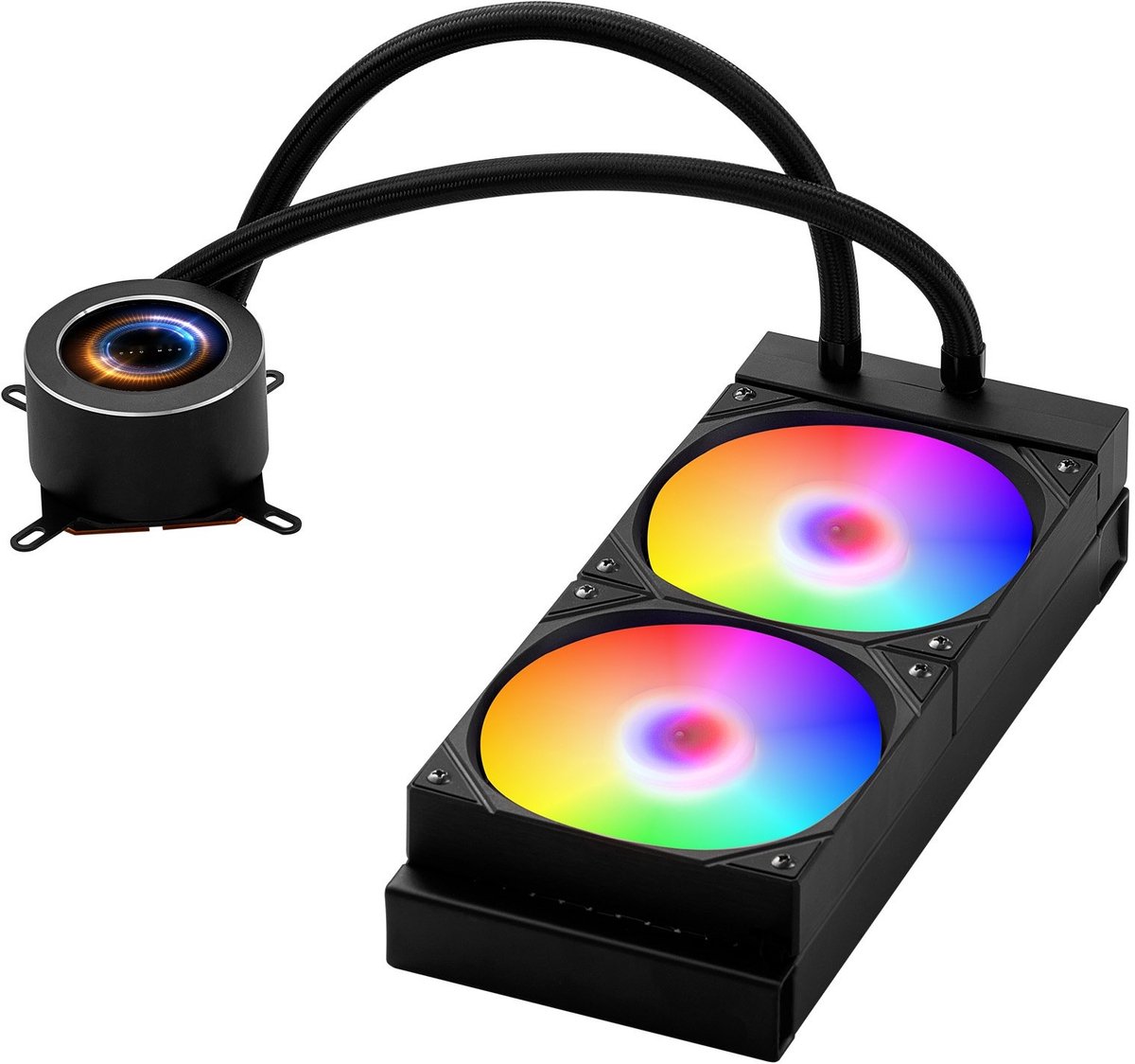 VEVOR CPU-Vloeistofkoeler AIO 120mm LCD ARGB - afbeelding 3