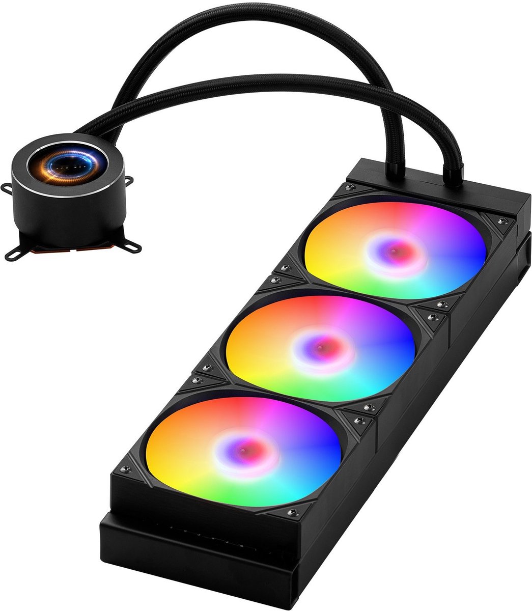 VEVOR 360mm AIO Waterkoeler met 5,3 cm LCD-scherm - afbeelding 4