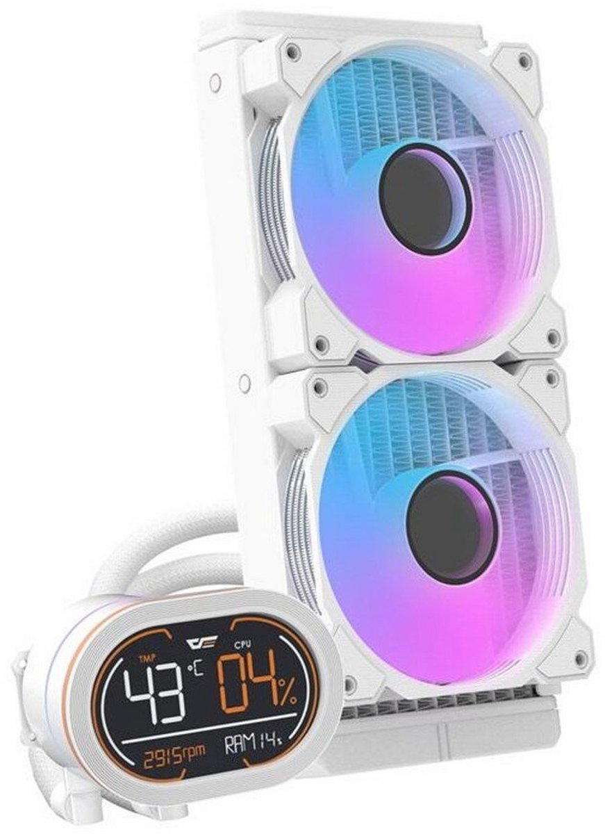 DH240D 240mm Waterkoeler (White) - afbeelding 2