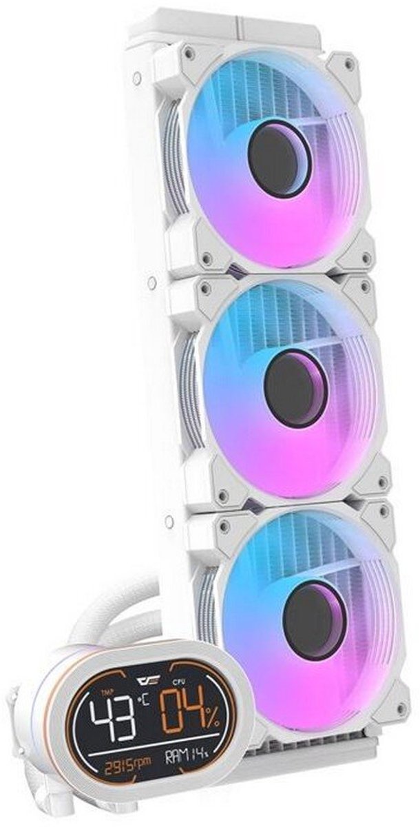 DH360D 360mm Waterkoeler (White) - afbeelding 4