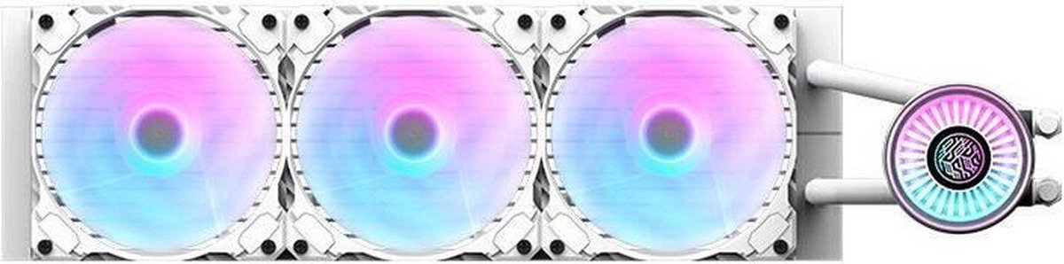 Nebula DN 360 360mm Waterkoeler (White) - afbeelding 3