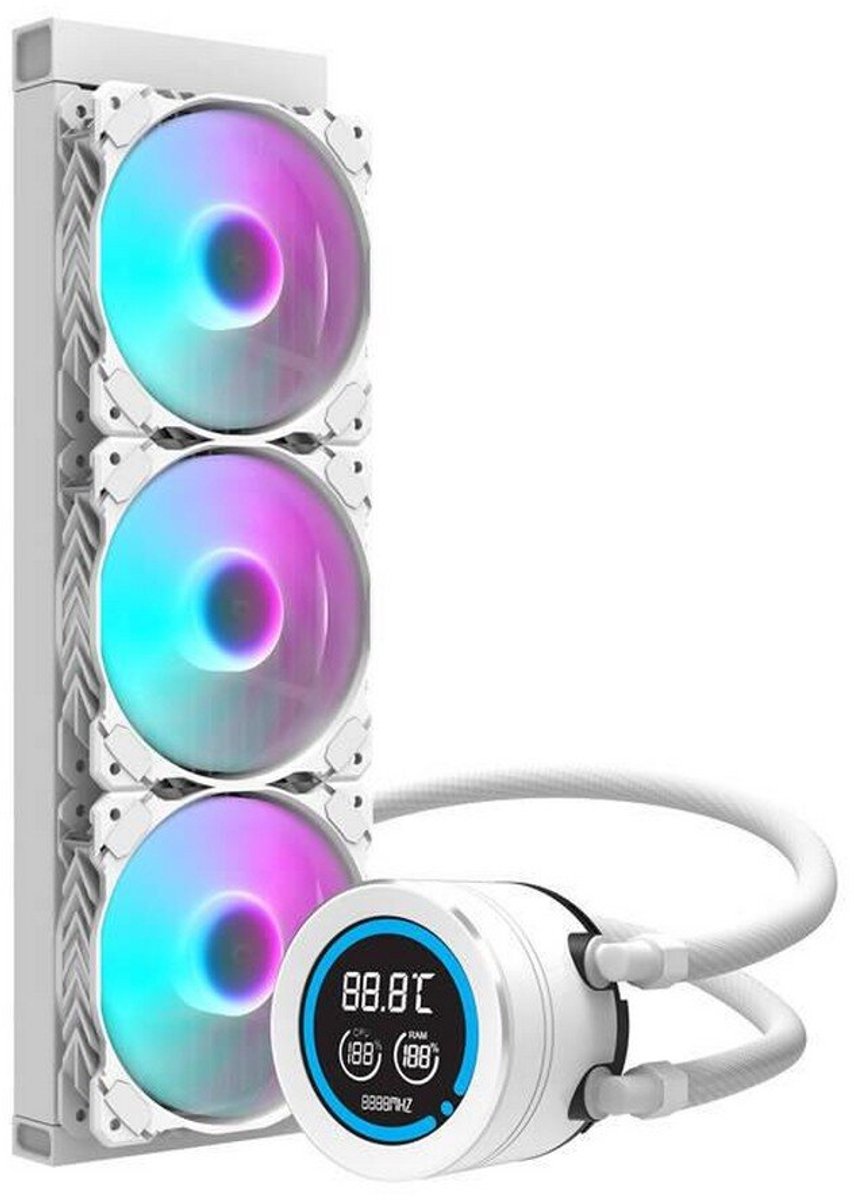 DN360D Liquid CPU Cooler (White) - afbeelding 2