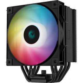 Ag500 Bk Argb 5X Heat Pipe All Black Single Tower Cpu Air Cooler, 1X 120Mm Hydro Bearing Pwm Argb High Performance Fan, Intel: Lga1700/1200/1151/1150/1155 Amd: Am5/Am4, Easy Install - afbeelding 2