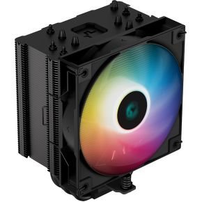 DeepCool Deepcool Ag500 Bk Argb 5X Heat Pipe All Black Single Tower Cpu Air Cooler, 1X 120Mm Hydro Bearing Pwm Argb High Performance Fan, Intel: Lga1700/1200/1151/1150/1155 Amd: Am5/Am4, Easy Install