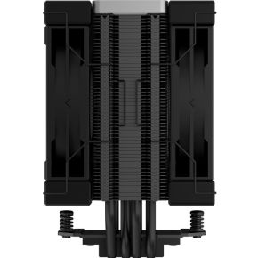 Ak400 Zero Dark Plus 4X Heat Pipe All Black Single Tower Cpu Air Cooler, 2X Fc120P 120Mm Fdb Bearing Pwm High Performance Fan, Intel: Lga1700/1200/1151/1150/1155 Amd: Am5/Am4, Easy Install, 220W Tdp - afbeelding 4