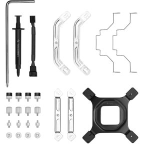 Ak500 Wh 5X Heat Pipe White Single Tower Cpu Air Cooler, 1X Fk120 120Mm Fdb Bearing Pwm High Performance Fan, Intel: Lga2066/2011-V3/2011/1700/1200/1151/1150/1155 Amd: Am5/Am4, L.S.P Cable, Easy Install, 240W Tdp - afbeelding 6
