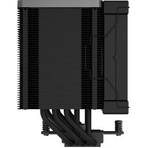 Ak500 Zero Dark 5X Heat Pipe All Black Single Tower Cpu Air Cooler, 1X Fk120 120Mm Fdb Bearing Pwm High Performance Fan, Intel: Lga2066/2011-V3/2011/1700/1200/1151/1150/1155 Amd: Am5/Am4, L.S.P Cable, Easy Install, 240W Tdp - afbeelding 5