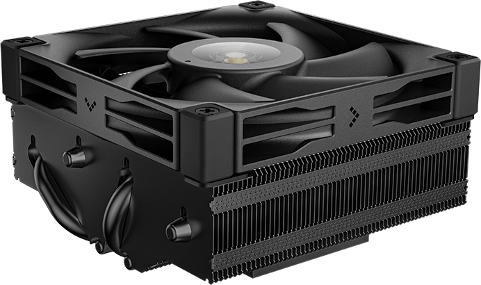 Deepcool an400 bk cpu koeler 2 orig - DeepCool AN400 BK Low Profile CPU Air Cooler