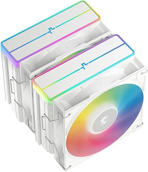 Deepcool k cooler ag620 white v2 r 2 orig - DeepCool AG620 WH ARGB V2 CPU-koeler