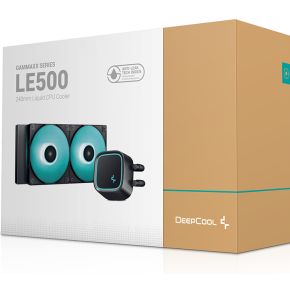 Deepcool Le500 240Mm Single Colour Marrs Green Water Cooler, 2X 120Mm Pwm - afbeelding 8