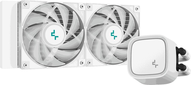 Deepcool le520 wh waterkoeling 2 orig - DeepCool LE520 240mm Waterkoeler (White)