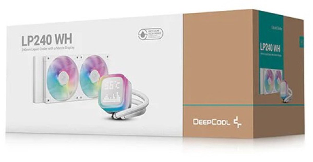 LP240 WH ARGB Liquid CPU Cooler 240mm Waterkoeler (White) - afbeelding 3