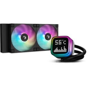 DeepCool Deepcool Lp240 - Vloeistofkoelsysteem Processor Afmeting Radiator: 240Mm - Voor Intel Lga: 1851, 1700, 1200, 115X - Amd Am5, Am4 - 2X 120Mm Fdb Argb Fans - 4-Pins - Zwart