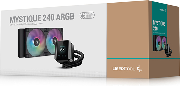 Deepcool mystique 240 waterkoeling 60457 4 orig - DeepCool Mystique 240 ARGB 240mm Waterkoeler (Black)
