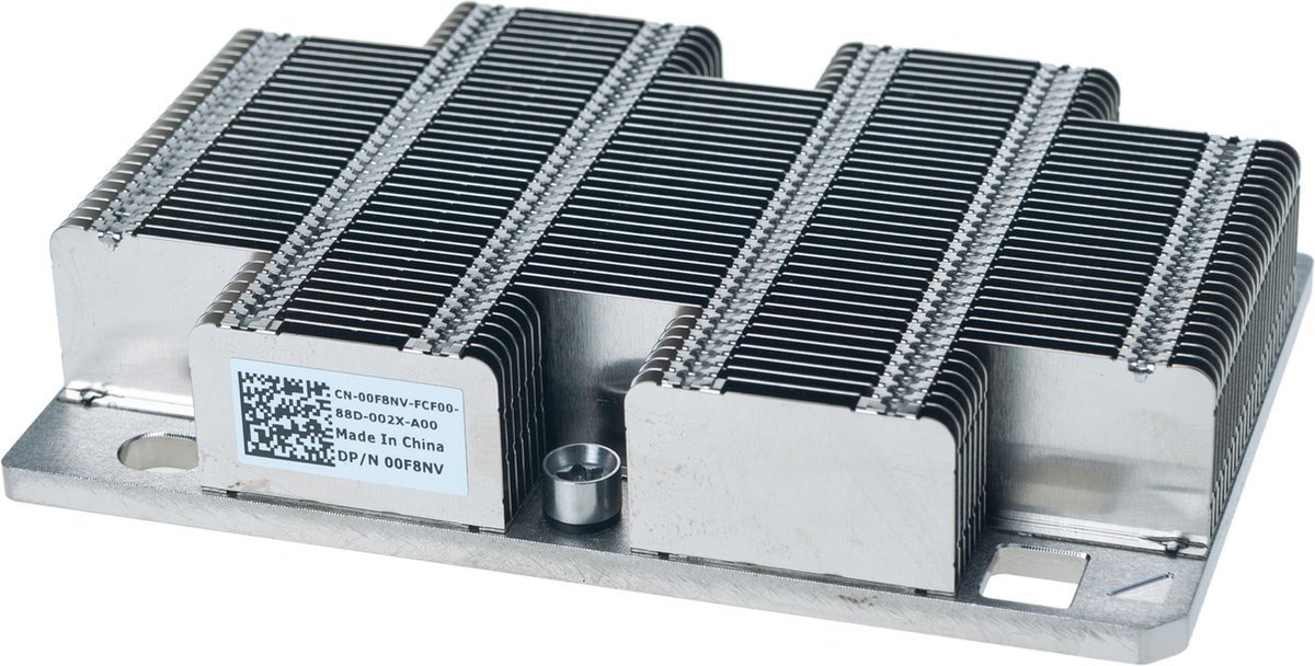 DELL Dell 412-Aamf Koelsysteem Voor Computers Processor Koelplaat/Radiatoren Zwart, Groen, Zilver