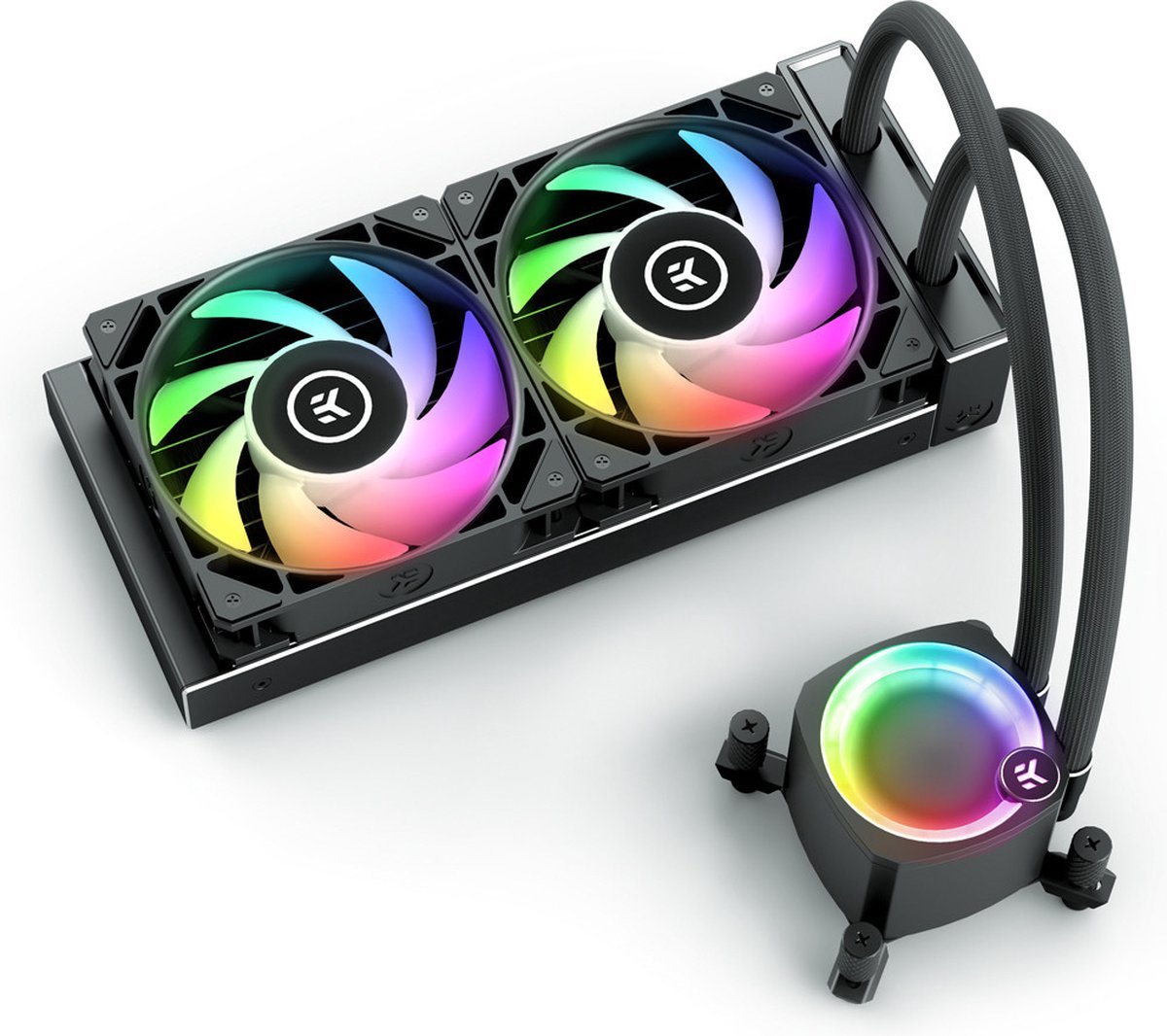 Ekwb Ek-Nucleus Aio Cr240 Lux D-Rgb - Vloeistof-Koelsysteem - Afmeting Radiator koeler - afbeelding 2