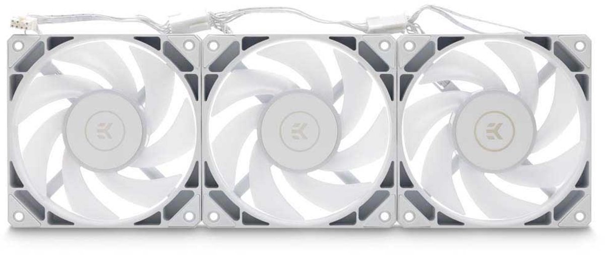 Ekwb Ek-Nucleus Aio Cr240 Lux D-Rgb White - Vloeistof-Koelsysteem - Afmeting koeler - afbeelding 2