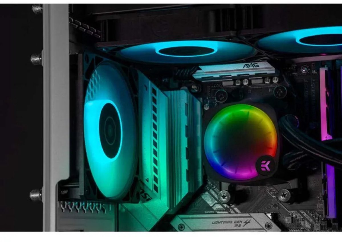 Ekwb Ek-Nucleus Aio Cr360 Lux D-Rgb - Vloeistof-Koelsysteem - Afmeting Radiator koeler - afbeelding 3