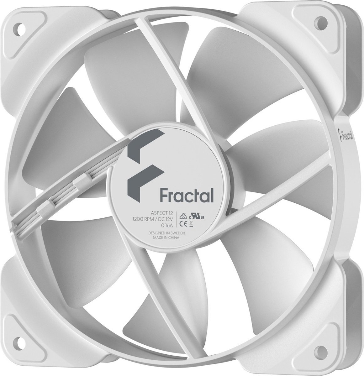 Fractal Design Fractal Design Aspect 12 Computer Behuizing Ventilator 12 Cm Wit 1 Stuk(S)