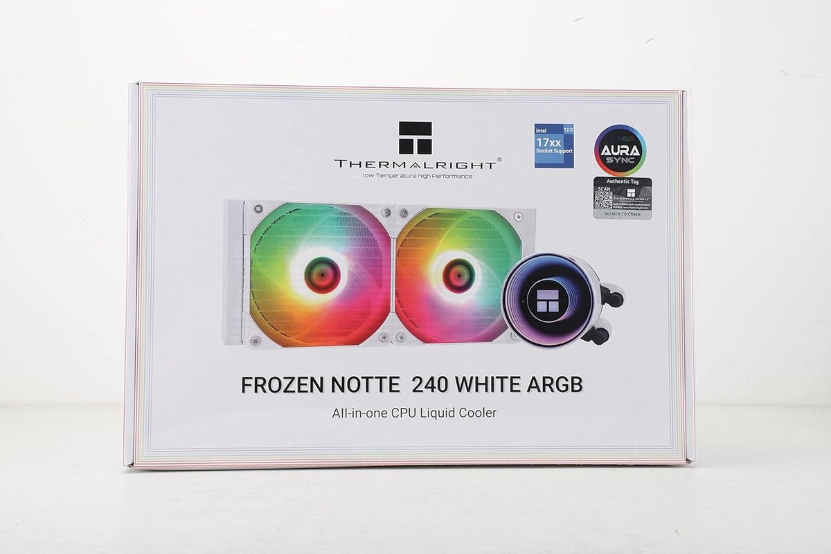 Thermalright Frozen Notte 240 White ARGB 240mm AIO CPU Koeler - afbeelding 9