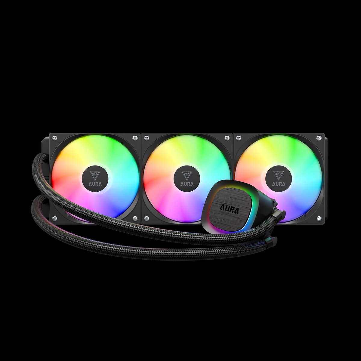 AURA GL360 V2 360mm ARGB AIO Liquid CPU Cooler - afbeelding 3