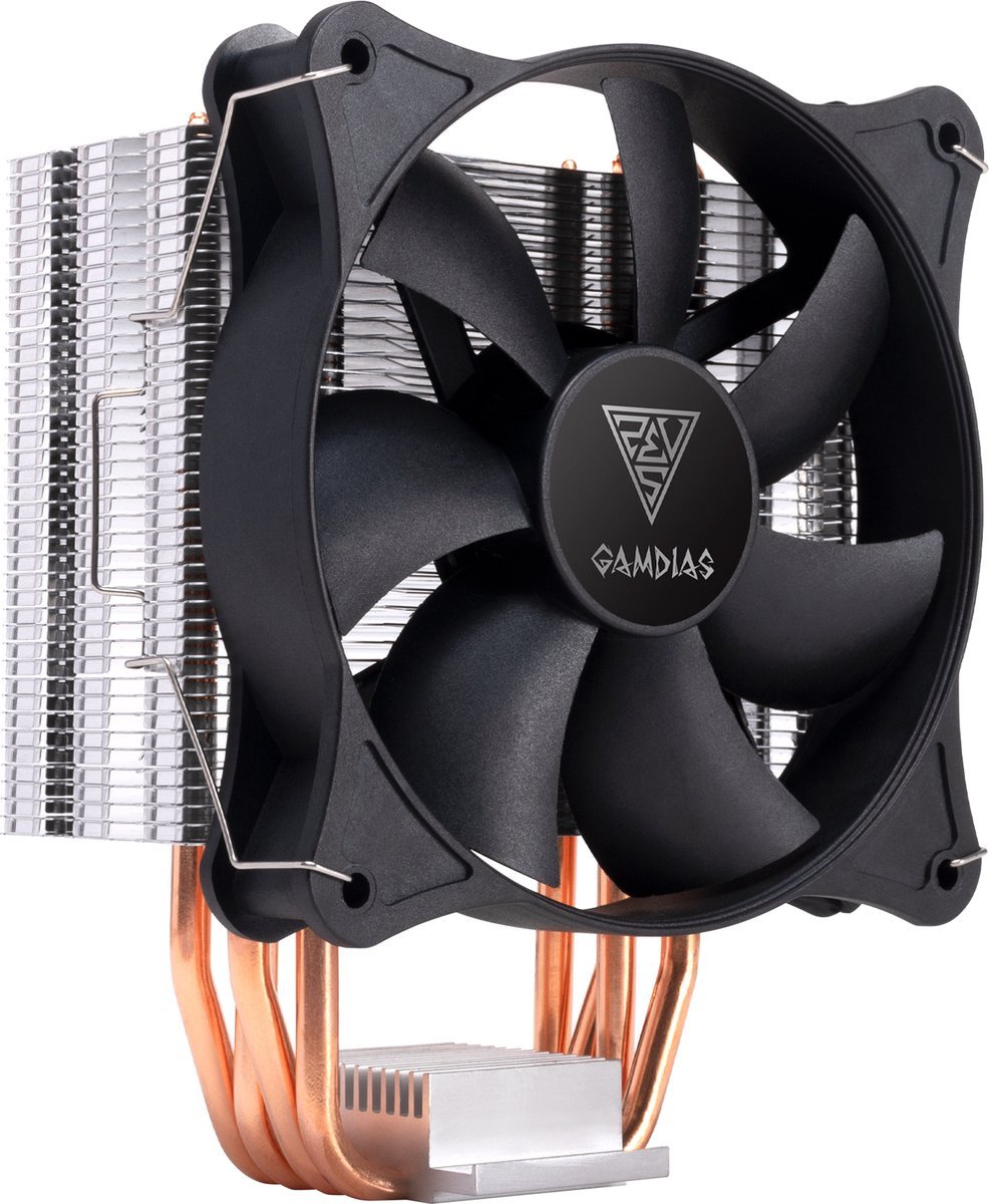 GAMDIAS Gamdias 4-Pin Pwm Cpu Cooler|Socket 1700/1200/Am4/Am5|Tdp 200|Intel En Amd Processor Koeler|4 Copper Heatpipes|Boreas E1-410 Mono