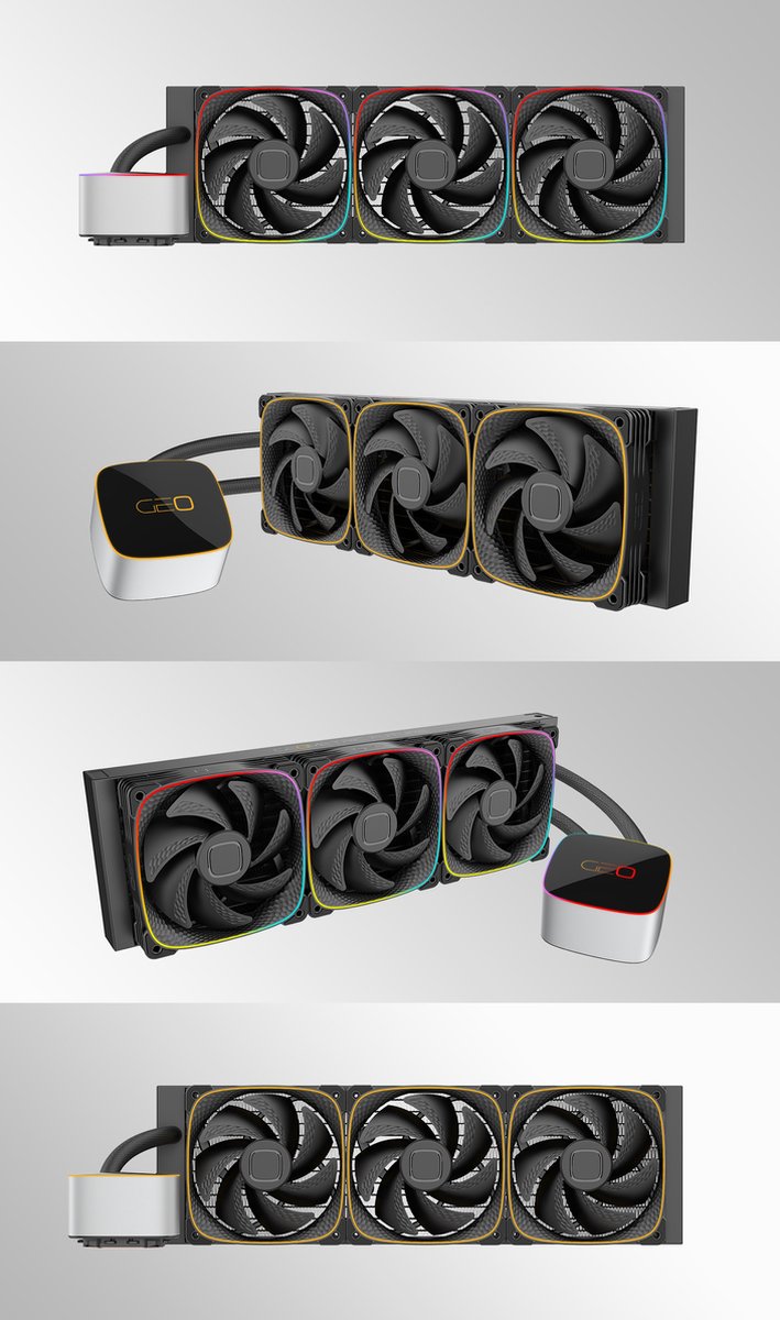 Future Eskimo Junior 36 360mm Waterkoeler (Black) - afbeelding 2