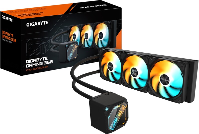 Gigabyte 360 waterkoeling 5 orig - GIGABYTE GAMING 360 360mm Waterkoeler (Black)