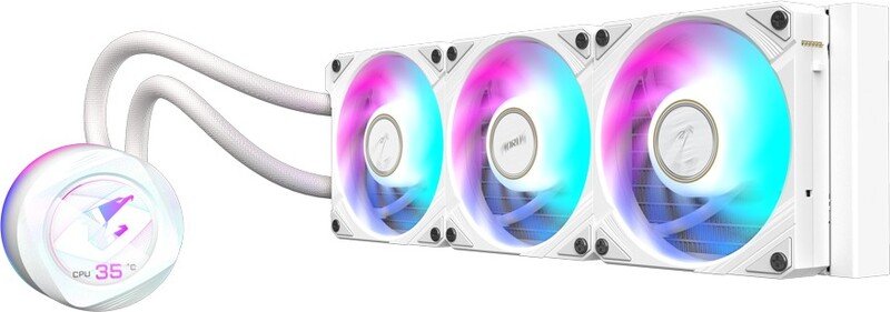 Gigabyte aorus waterforce x ii 360 wate 60278 - GIGABYTE AORUS Waterforce X II 360 Ice 360mm Waterkoeler (White)
