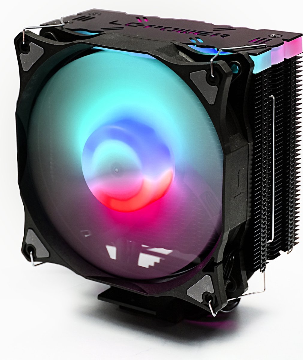 Intel Intel & Amd Cpu Cooler Argb Fan Lucht Koeler/Air Cooler 120Mm Fdb Bearing Pwm High Performance Fan - 4X Koperen/Copper Heatpipe Intel: Lga 775/1150/1151/1155/1156/1200/1366/1700/2011/2011-3/2066 - Amd: Fm1/2/2+/Am2/2+/3/4/5 - Tdp 180W Max. - 58 Cfm