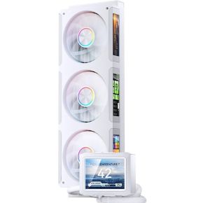 TF3-360SCW 360mm AIO Liquid CPU Cooler with 4 LCD Screens ARGB White - afbeelding 4