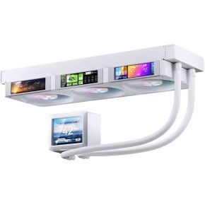 TF3-360SCW 360mm AIO Liquid CPU Cooler with 4 LCD Screens ARGB White - afbeelding 5
