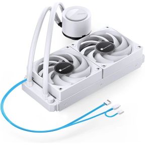 TG-240 ARGB 240mm AIO Liquid CPU Cooler White - afbeelding 3