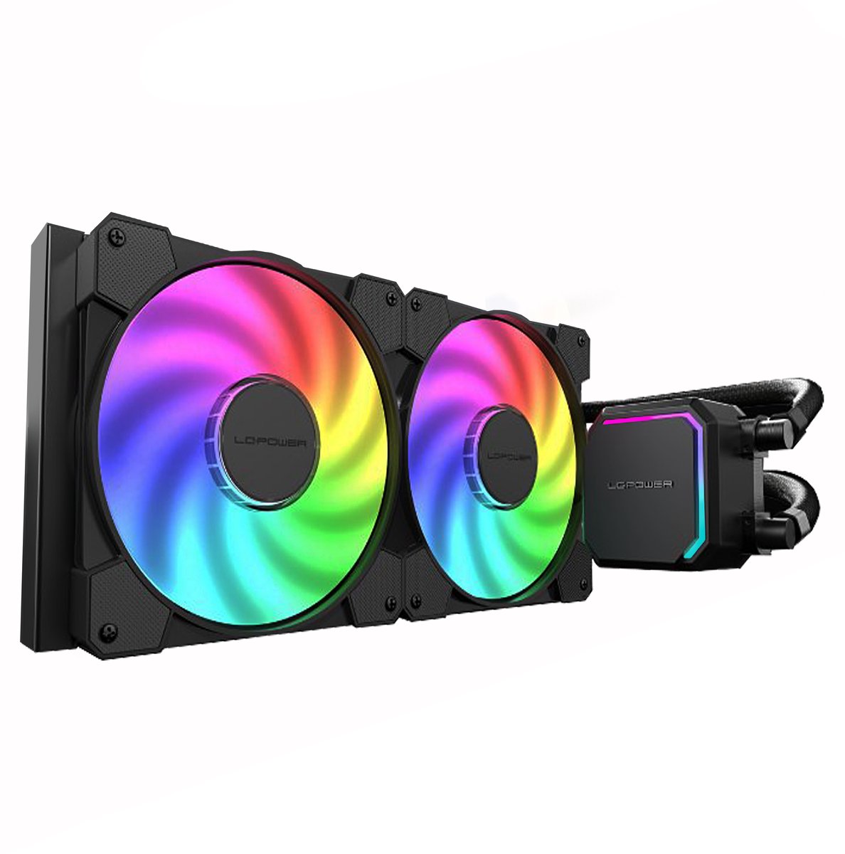 LC-Power JetFlow LC-CC-280-B-ARGB 280mm AIO Waterkoeler - afbeelding 2