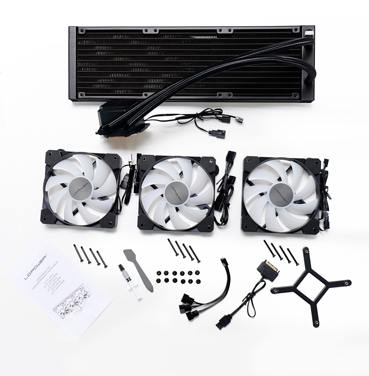 -Power LC-CC-360-B-ARGB JetFlow Series 360mm Waterkoeler (Black) - afbeelding 8